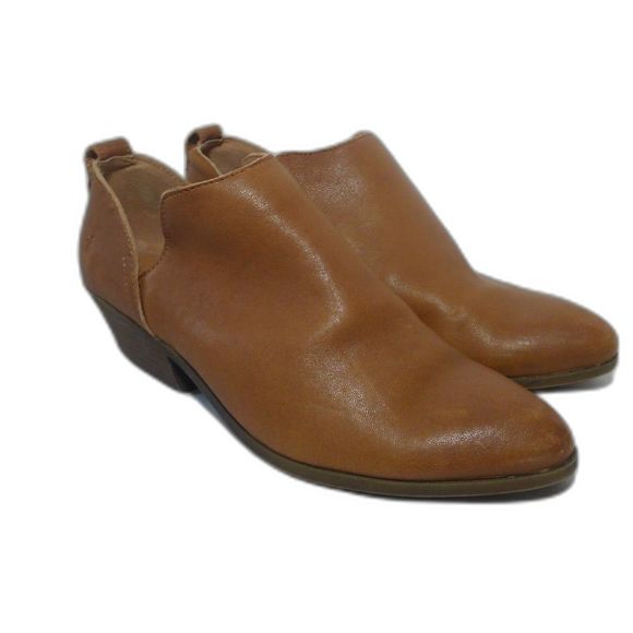 Frye Rowen Slip On Ankle Boot - Cognac 7.5 - Picture 1 of 11